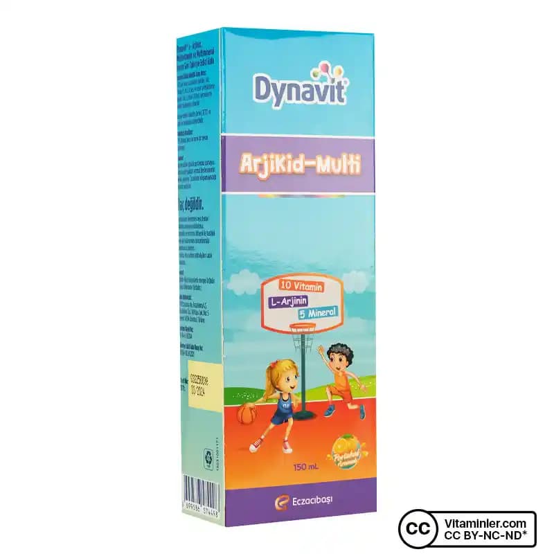 Dynavit Arjikid Multi: Çocuklar ve Yetişkinler İçin Güçlü Takviye Edici Gıda Ürünü