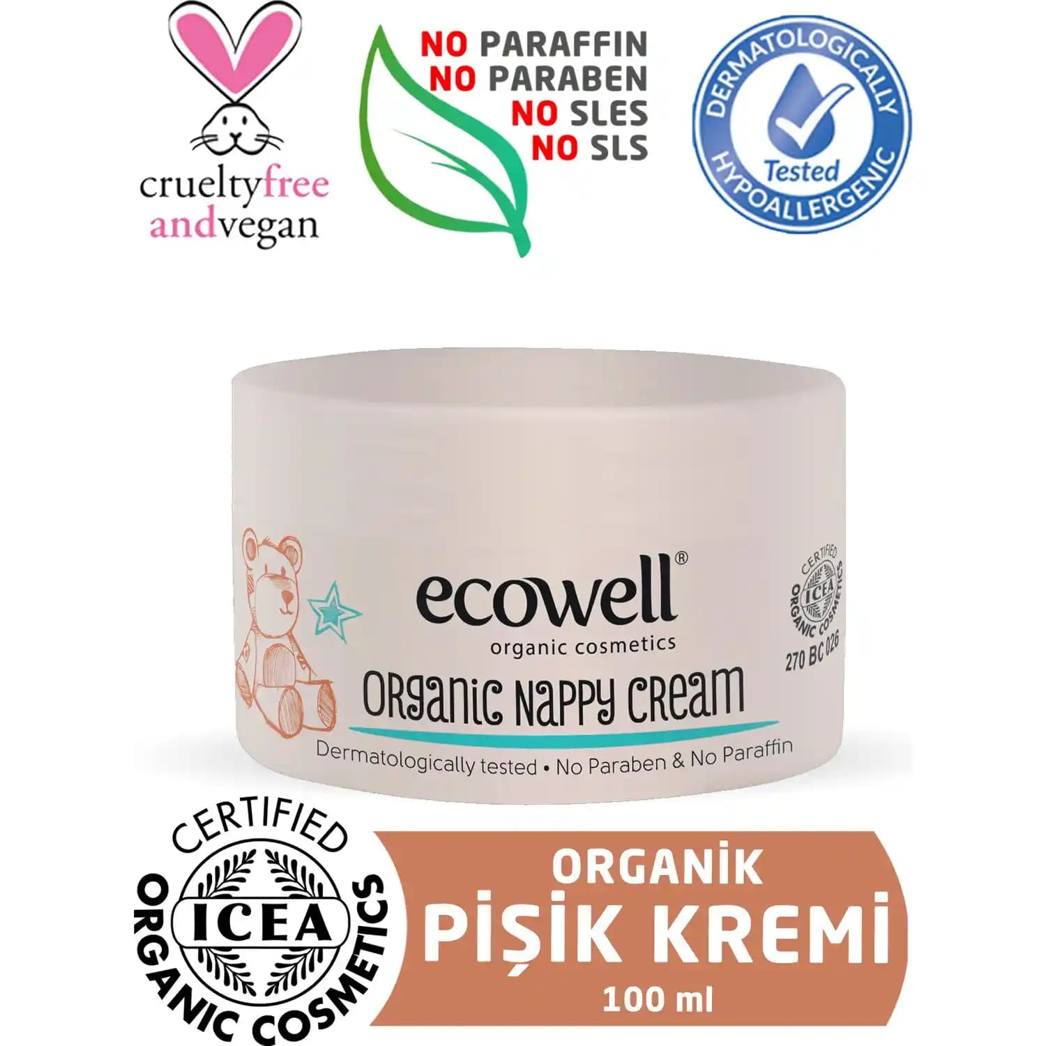 Ecowell Pişik Kremi: Doğal ve Güvenilir Bebek Bakımında Yeni Favori Ürün