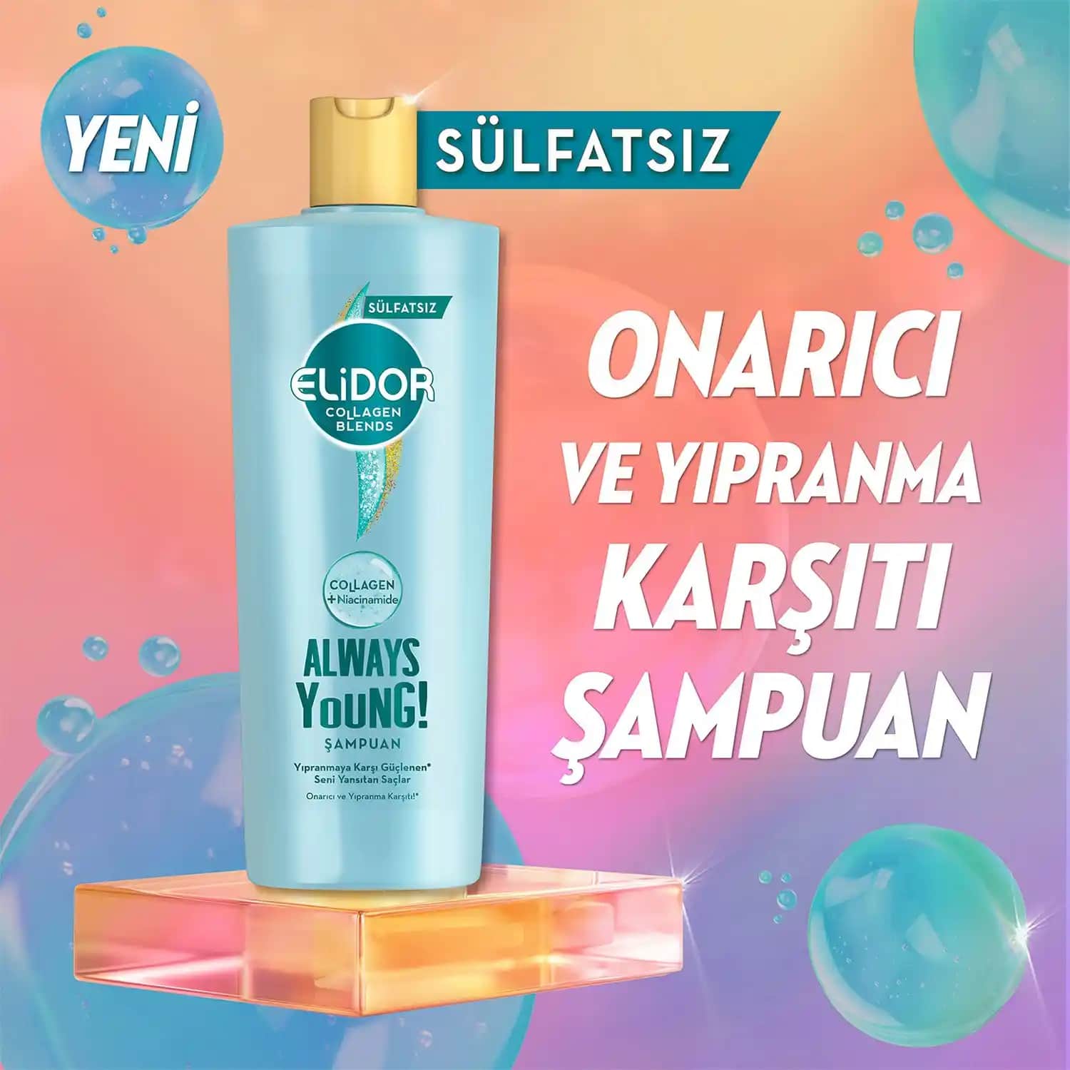 Elidor Collagen Blends Sülfatsız Saç Bakım Serisi: Doğal İçeriklerle Güçlü ve Sağlıklı Saçlar