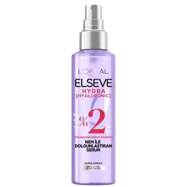 Elseve Hydra Hyaluronic Sprey Serumu ile Saçlarınızda Nem ve Dolgunluk Sağlayın