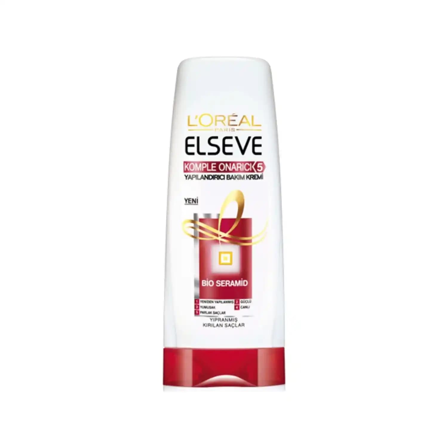 Elseve Komple Onarıcı 5 Saç Kremi Yıpranmış Saçlar İçin Güçlendirici ve Onarıcı Bakım Ürünü