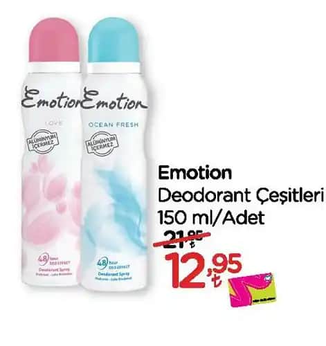 Emotion deodorant çeşitleri ve kullanım avantajları hakkında kapsamlı bilgi