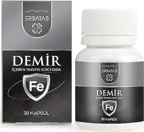 Erbatab Demir: Doğal ve Vegan Uyumlu Demir Takviyesi ile Sağlıklı Kan ve Enerji Desteği
