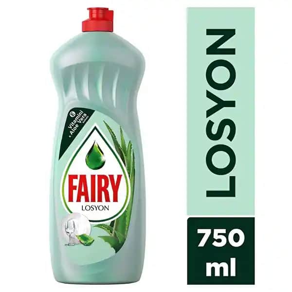Fairy 750 ml Bulaşık Deterjanı: Güçlü Temizlik ve Cilt Dostu Formülasyon