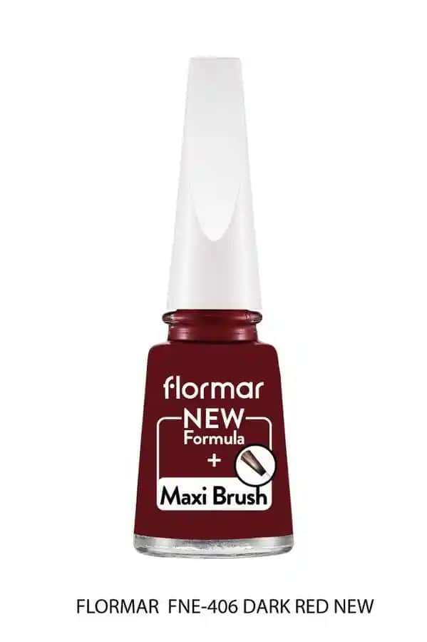 Flormar 406 Dark Red: Güçlü ve Şık Tırnak Renkleri İçin Profesyonel Seçenek
