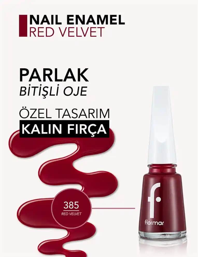 Flormar Red Velvet Oje: Yoğun Renk ve Hızlı Kuruma Özelliğiyle Şıklık Sunar