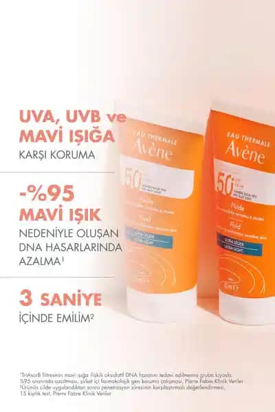 Fluid SPF 50+ Güneş Koruyucu: Normal ve Karma Ciltler İçin Uygun Yüksek Koruma