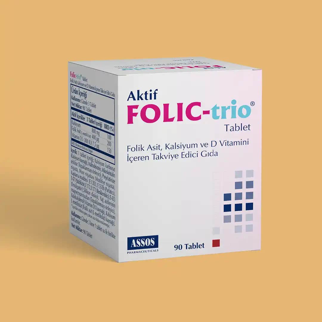 Folic Trio: Kemik Sağlığı ve Gebelik Desteği İçin Güçlü Takviye Seçenekleri