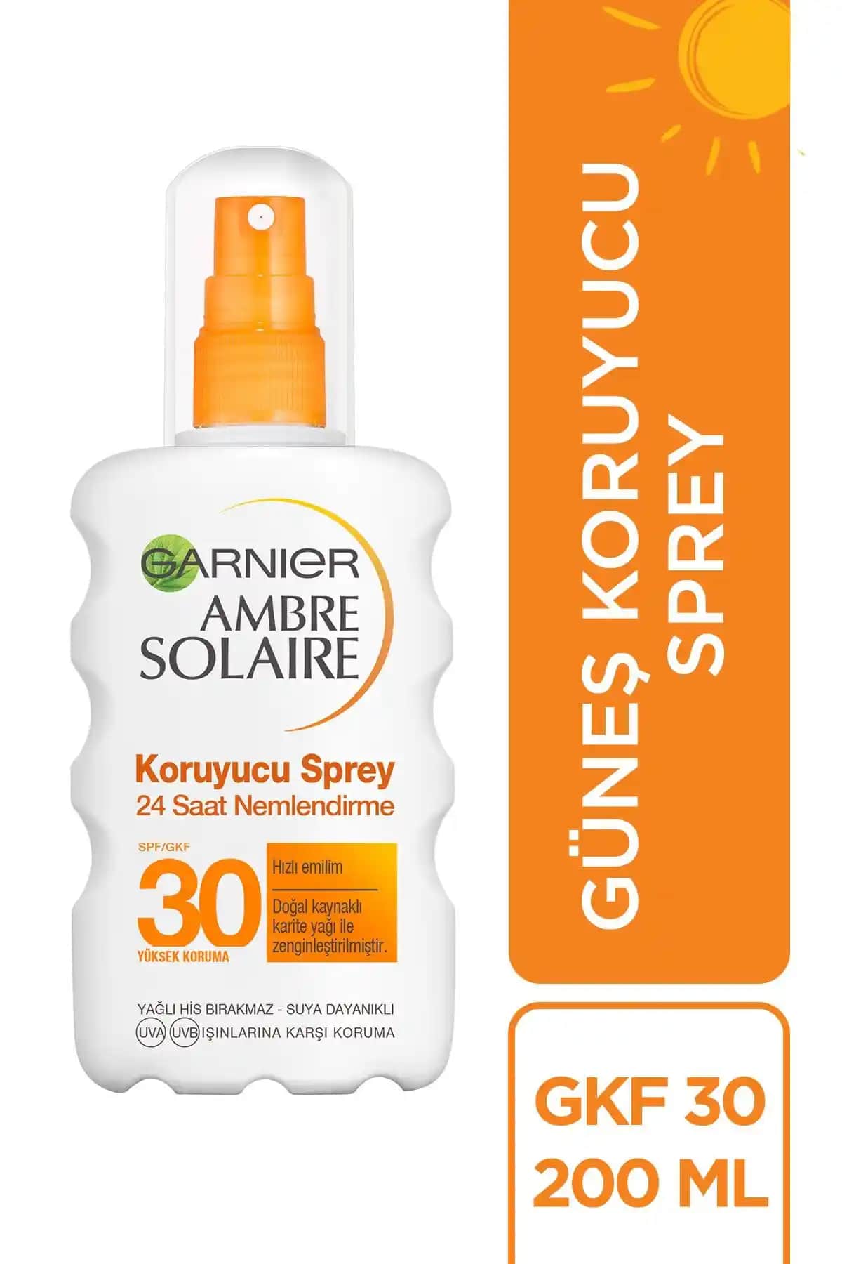 Garnier 200 ml Güneş Kremi Serisi: Yüksek Koruma ve Geniş Kullanım Seçenekleri