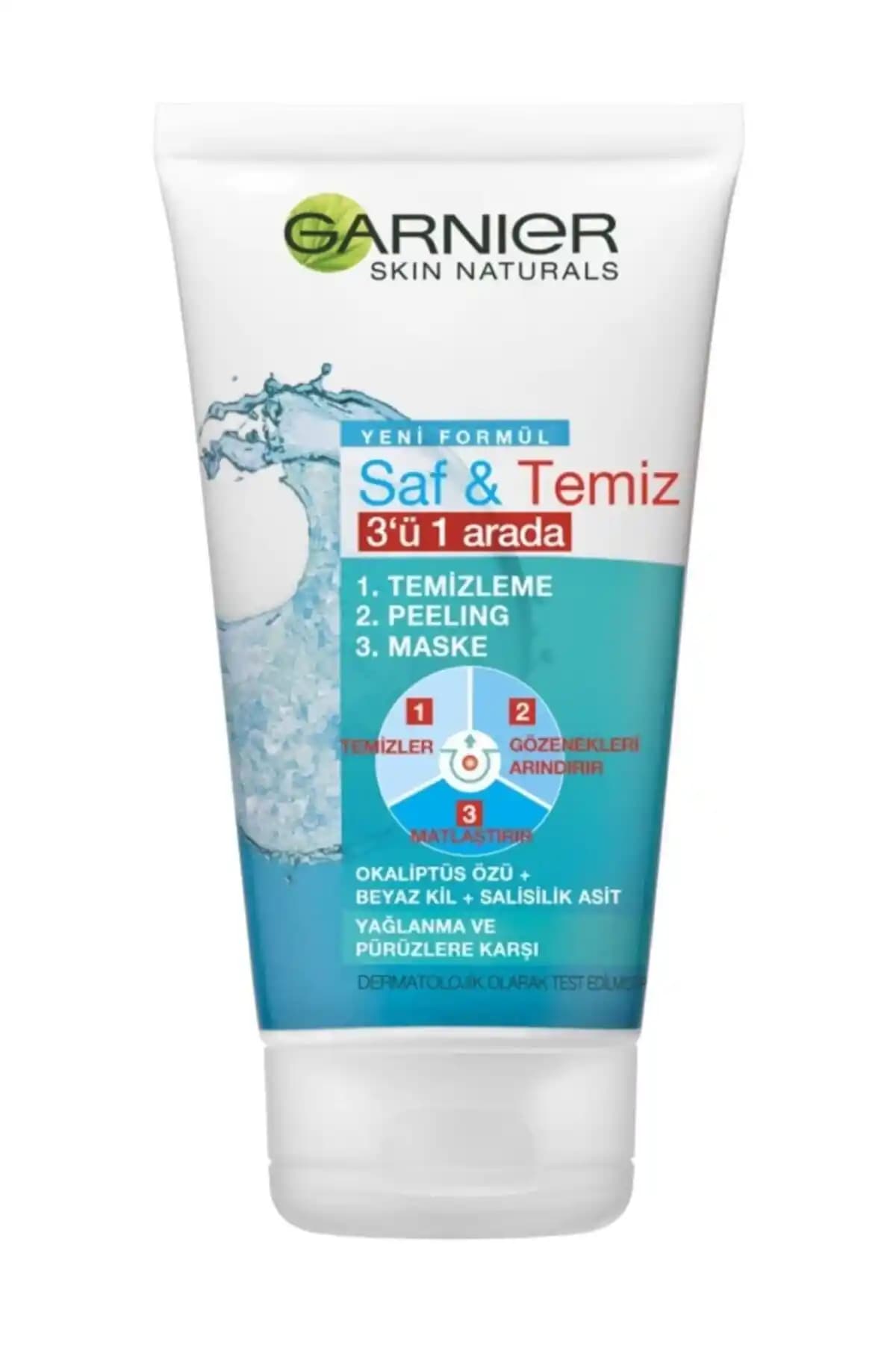 Garnier 3'ü 1 Arada Kil Maskesi: Çok Fonksiyonlu ve Doğal İçerikli Cilt Bakım Ürünü