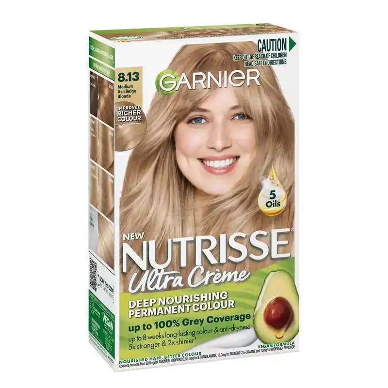 Garnier 8.13 Champagne Blonde Saç Boyası ile Doğal ve Parlak Görünüm Yaratın