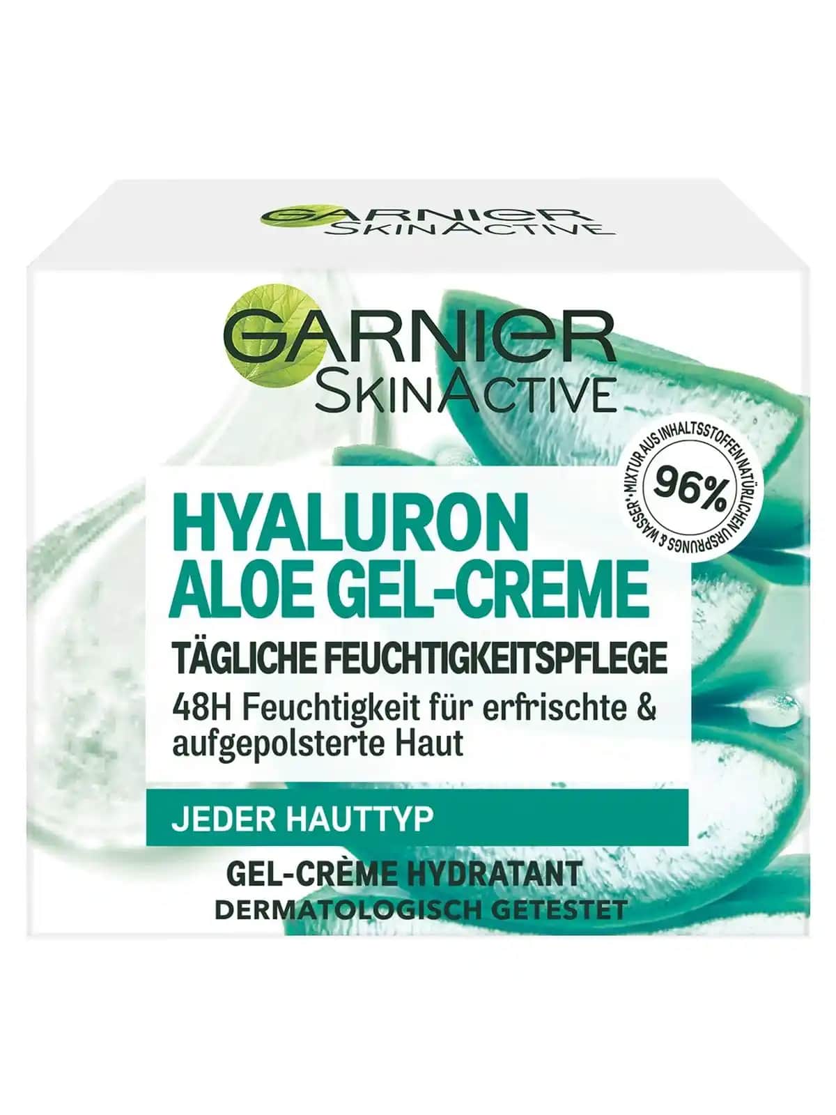 Garnier Aloe Jel ile Doğal İçeriklerle Güçlendirilmiş Nemlendirici ve Canlandırıcı Cilt Bakımı