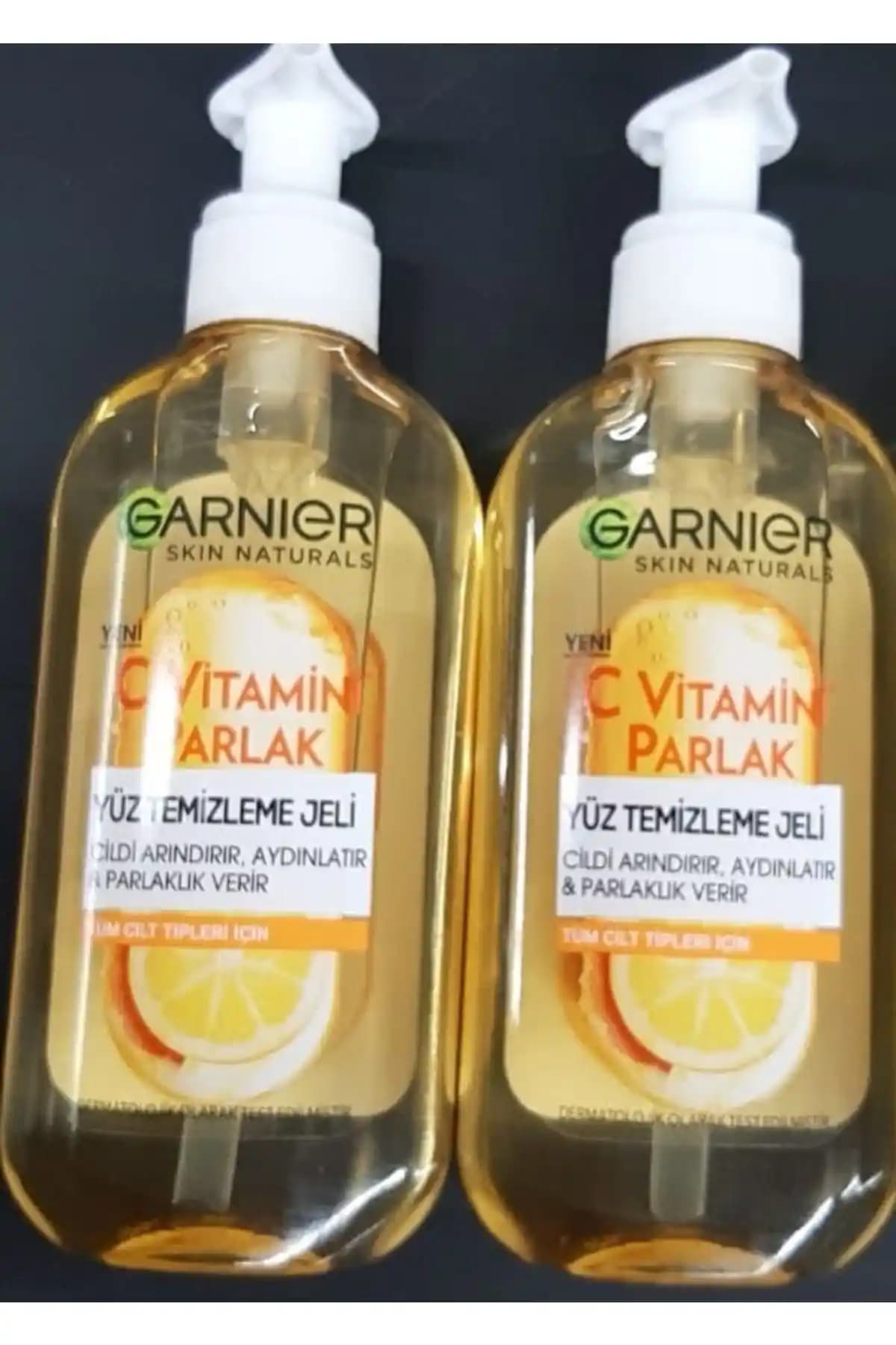 Garnier C Vitamini Parlak Yüz Temizleme Jeli ile Cilt Temizliği ve Parlaklık Artışı