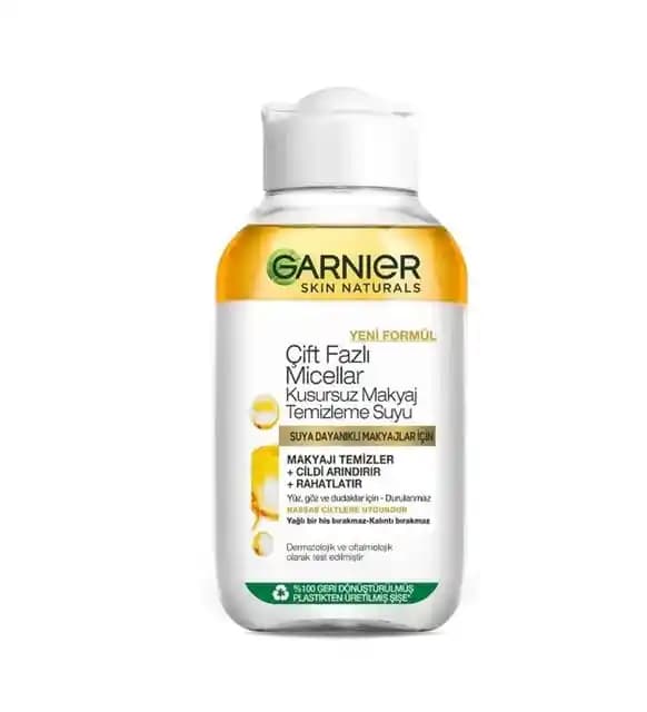 Garnier Çift Fazlı Makyaj Temizleme Suyu: Suya Dayanıklı Makyajlar İçin Etkili Çözüm