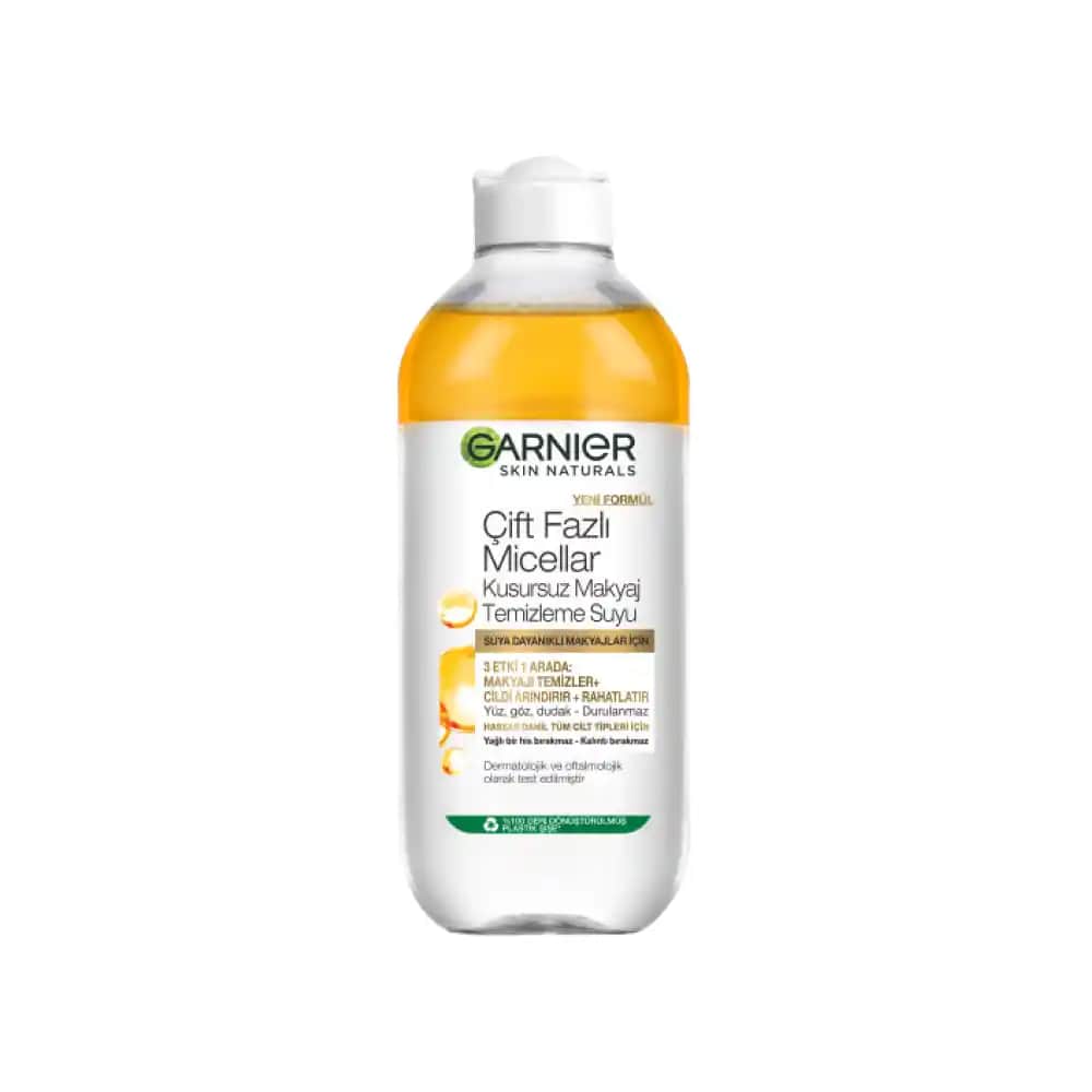 Garnier Çift Fazlı Micellar Kusursuz Makyaj Temizleme Suyu Cilt Bakımında Yeni Bir Dönem