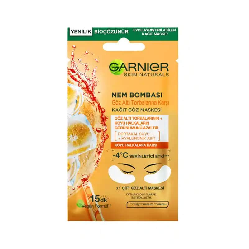 Garnier Göz Altı Maskeleri ile Göz Çevresi Yenilenmesi ve Ferahlık Sağlama