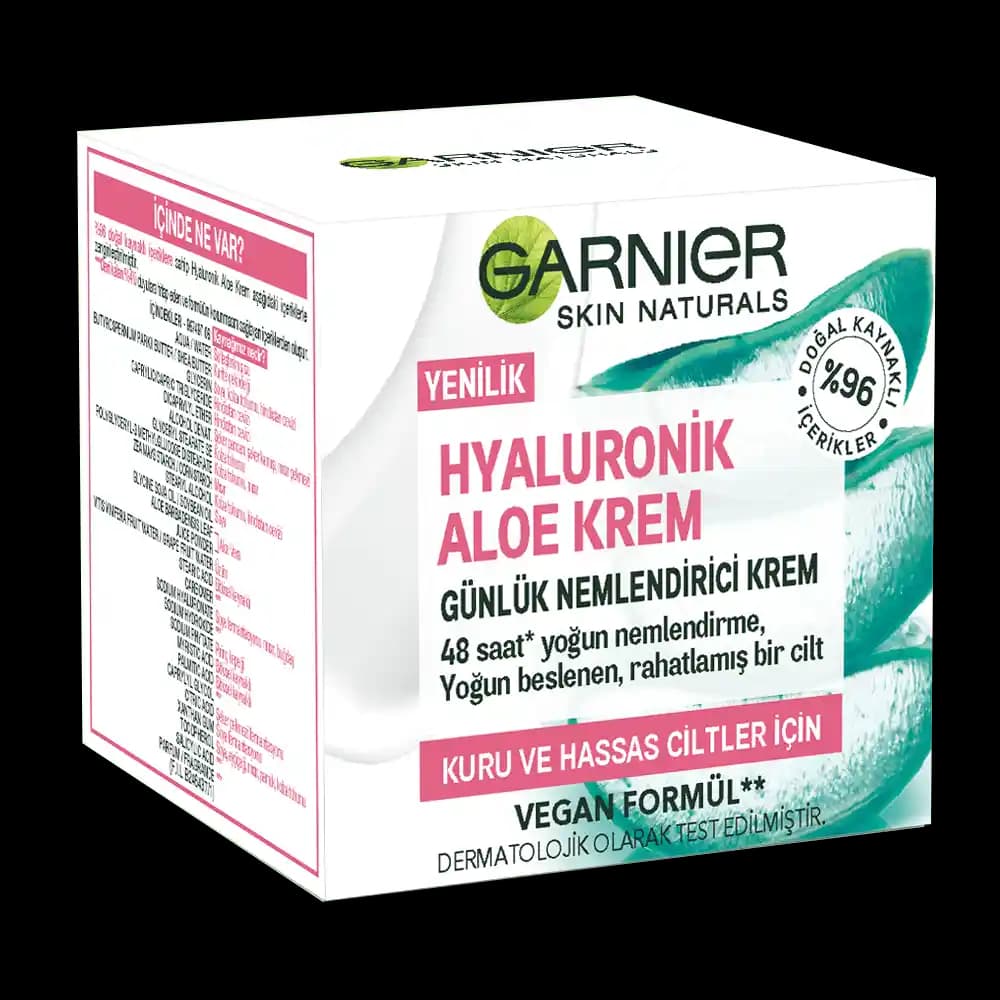Garnier Hyaluronik Aloe Nemlendirici Krem: Doğal ve Etkili Cilt Bakımı İçin Günlük Çözüm