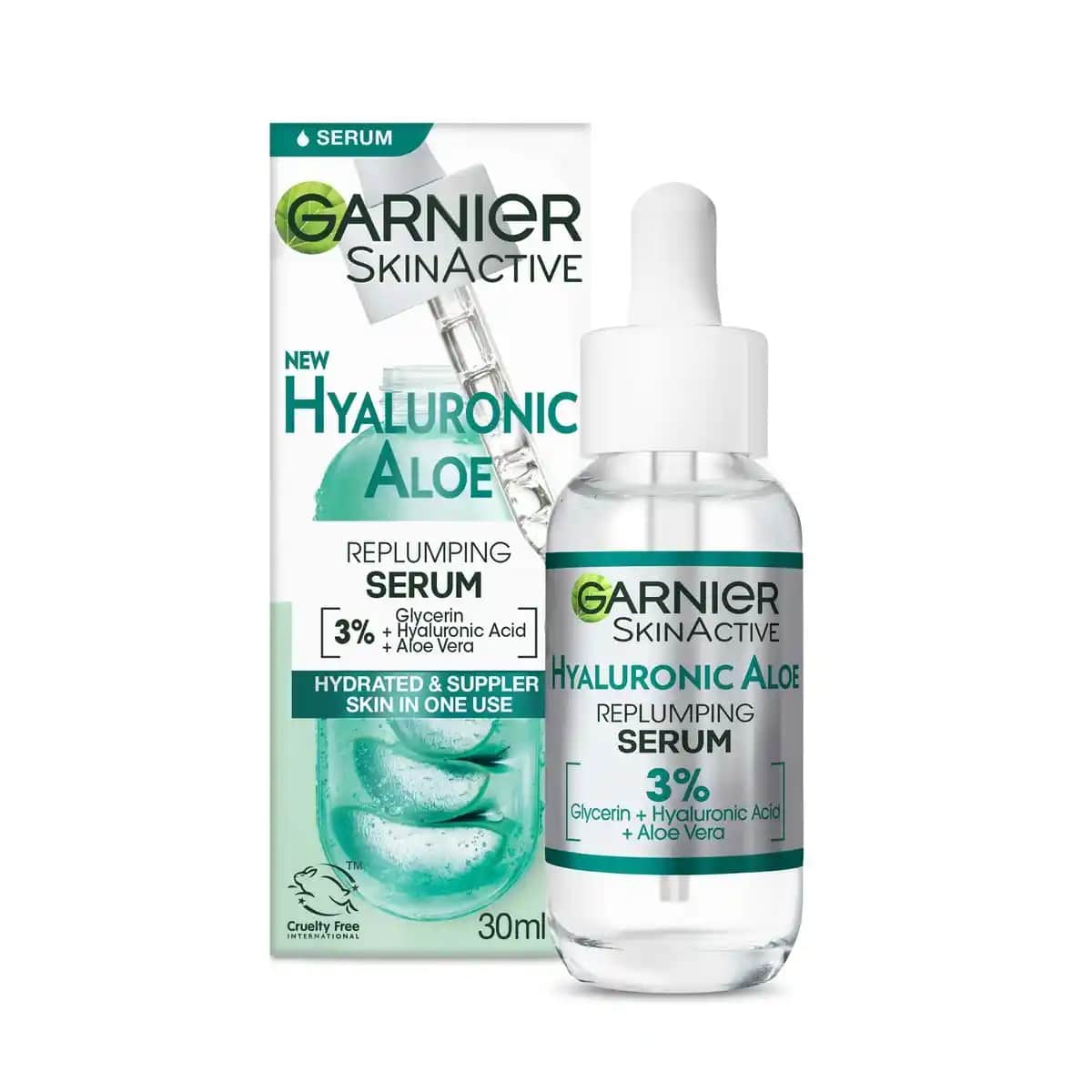 Garnier Hyaluronik Aloe Serum ile Derinlemesine Nem ve Cilt Yenileme