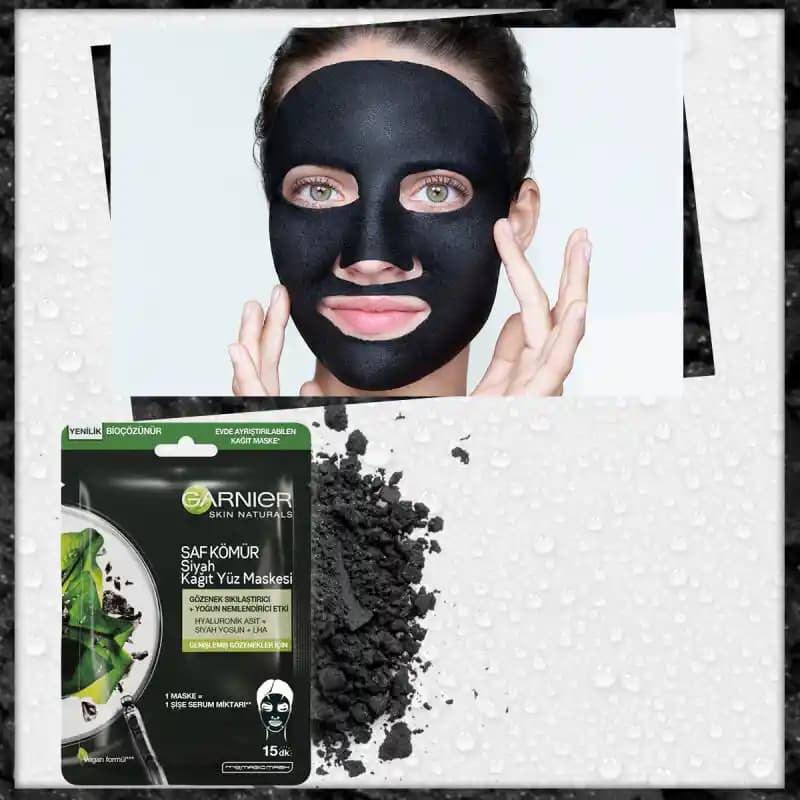 Garnier Kömür Maskeleri: Derin Temizlik ve Gözenek Sıkılaştırıcı Cilt Bakım Çözümleri