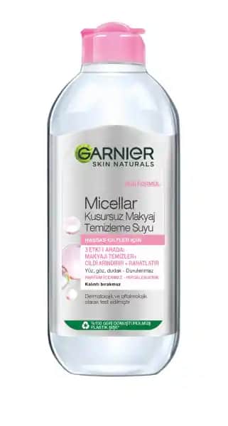 Garnier Micellar Kusursuz Makyaj Temizleme Suyu 400 ml: Hassas Ciltler İçin Etkili Temizlik Çözümü