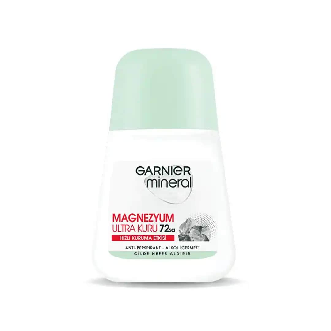 Garnier Mineral Magnezyum Ultra Kuru Roll-on Deodorant: Uzun Süreli Koruma ve Doğal İçerik