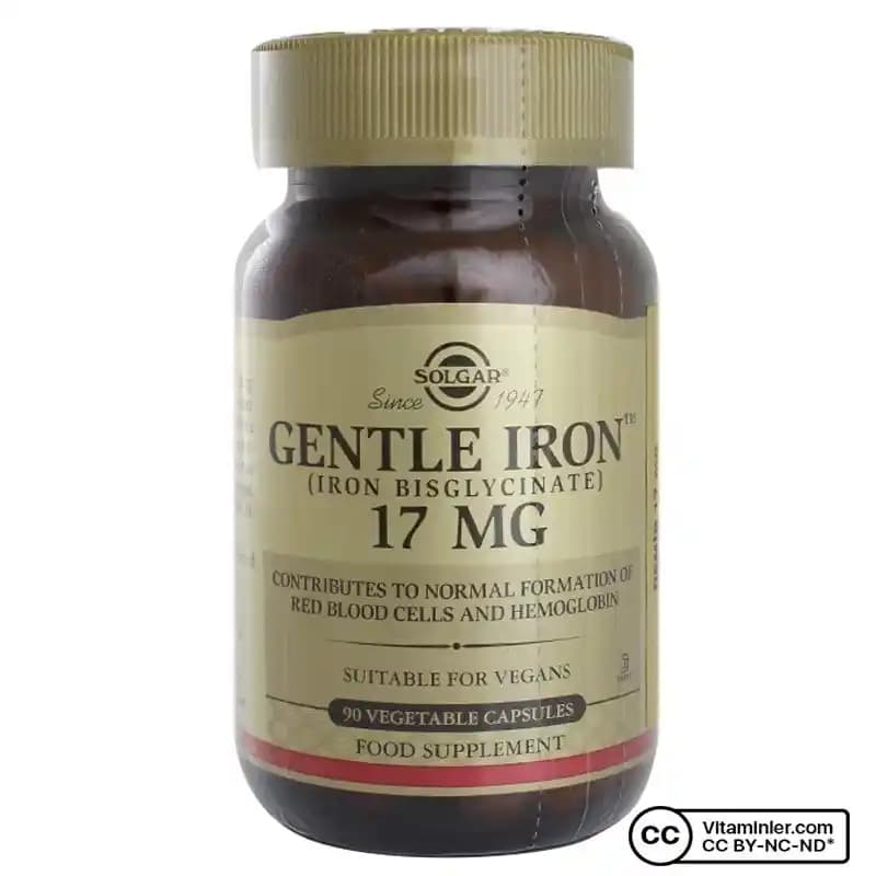 Gentle Iron 17 mg Demir Takviyesi: Emilim ve Güvenlik Avantajları