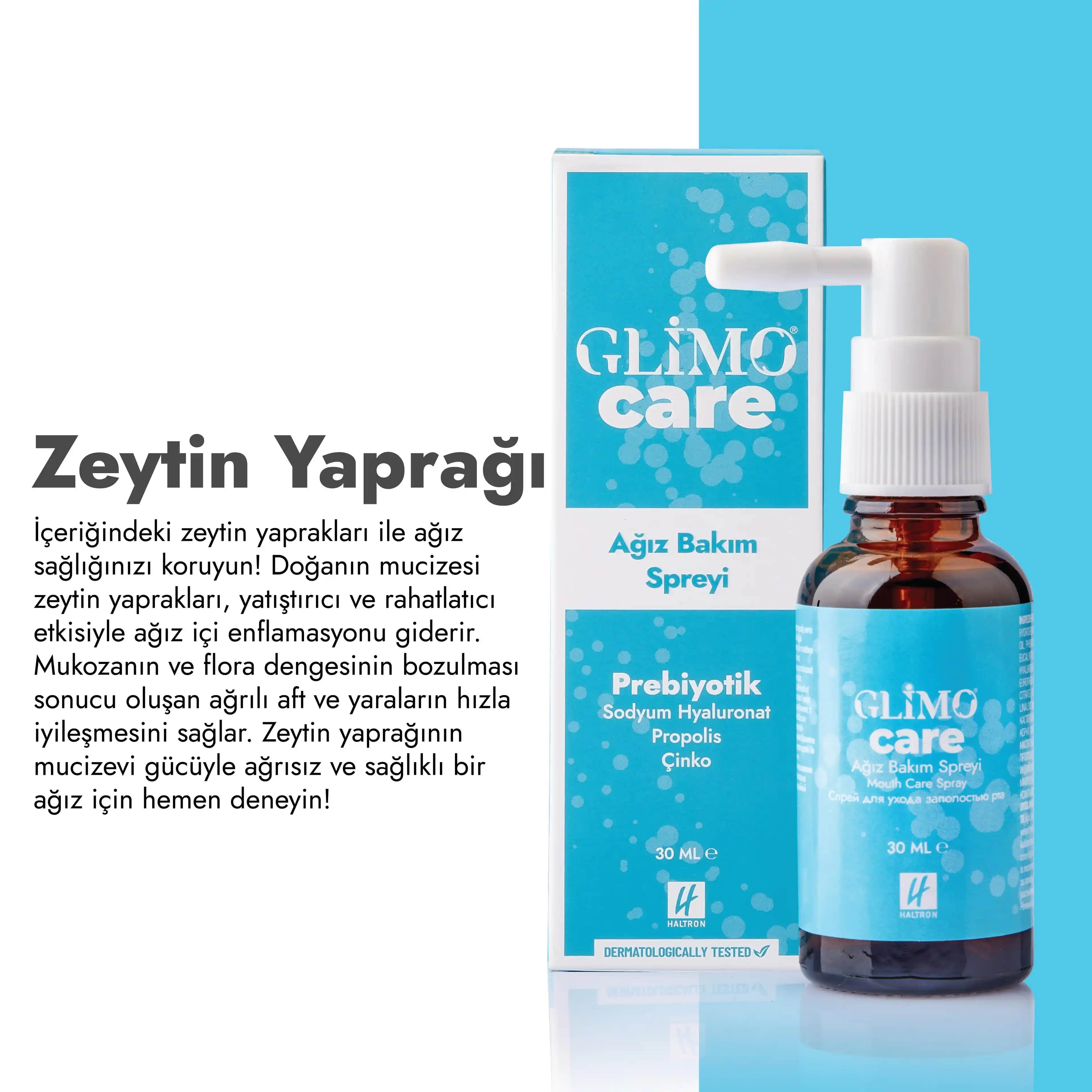 Glimo Care Ağız Bakım Spreyi: Doğal İçeriklerle Günlük Ağız ve Boğaz Sağlığı Koruması