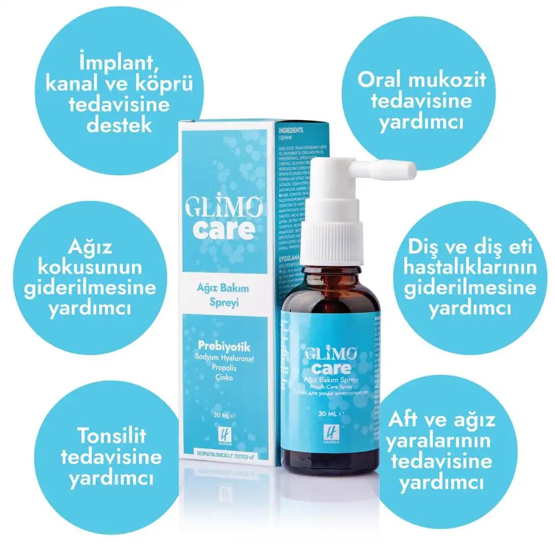Glimo Care Ağız ve Boğaz Spreyi: Doğal İçeriklerle Günlük Ağız Sağlığı Çözümü