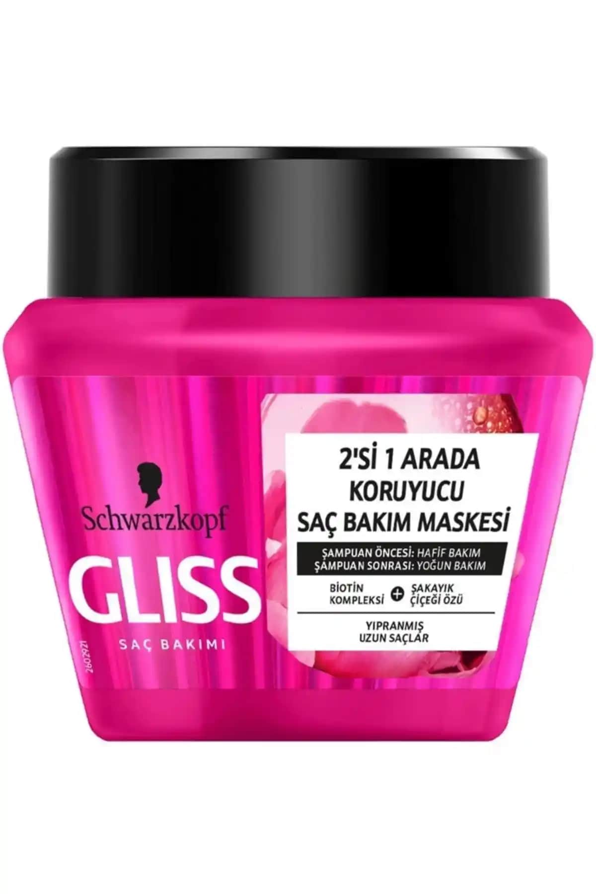 Gliss 2'li Bir Arada Saç Bakım Maskesi Kullanım Kılavuzu ve Faydaları