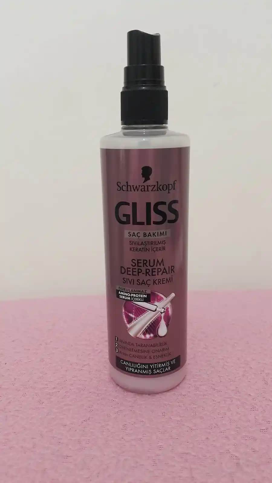 Gliss Pembe Saç Spreyi: Saç Şekillendirme ve Bakımda Modern Çözüm