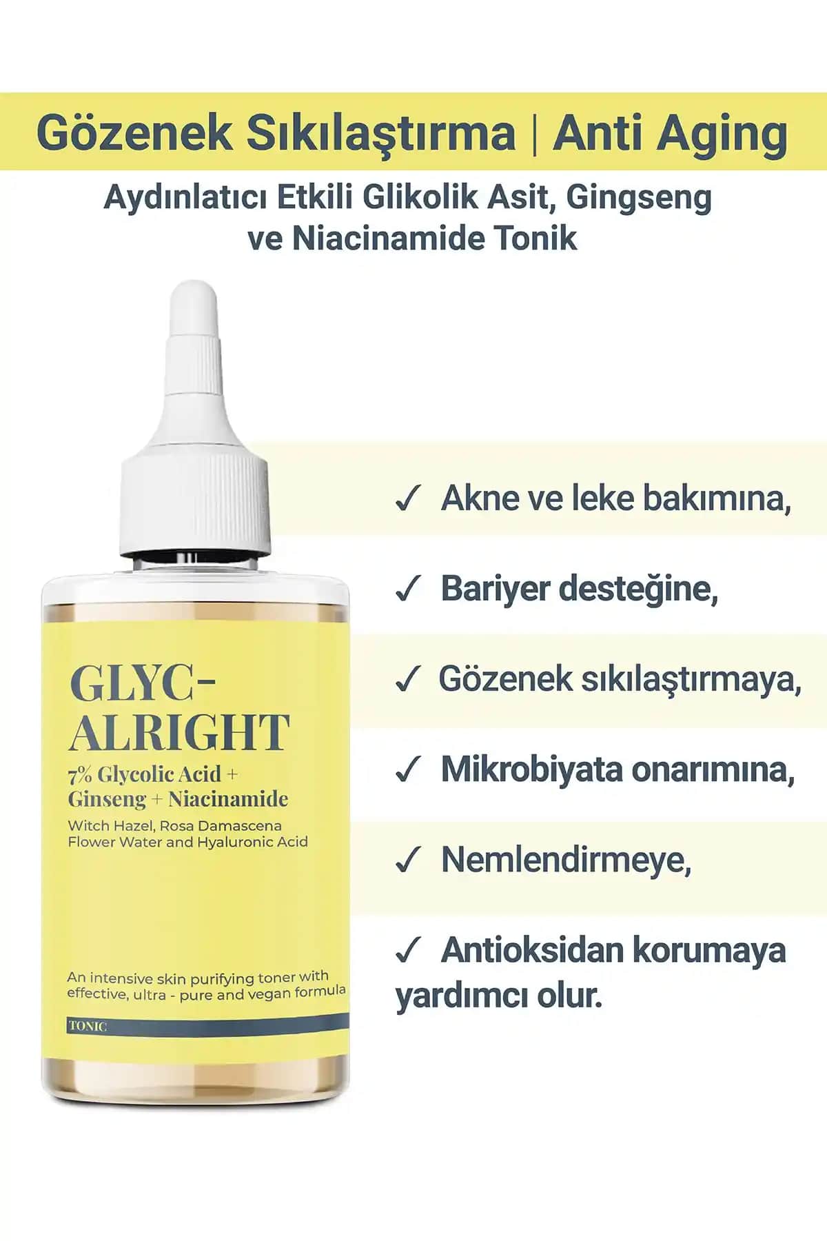 Glyc Alright Tonik ile Cilt Bakımında Yeni Bir Dönem Başlıyor