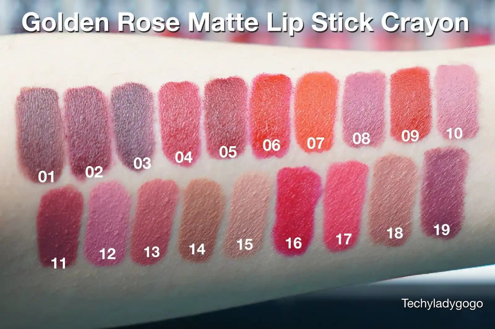 Golden Rose Matte Lipstick Crayon 20 Burgundi Renkli Mat Dudak Rujuyla Şıklık ve Kalıcılık