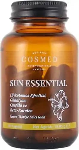 Güneşin Zararlarına Karşı İçten Destek Sunan Cosmed Sun Essential Kapsülleri