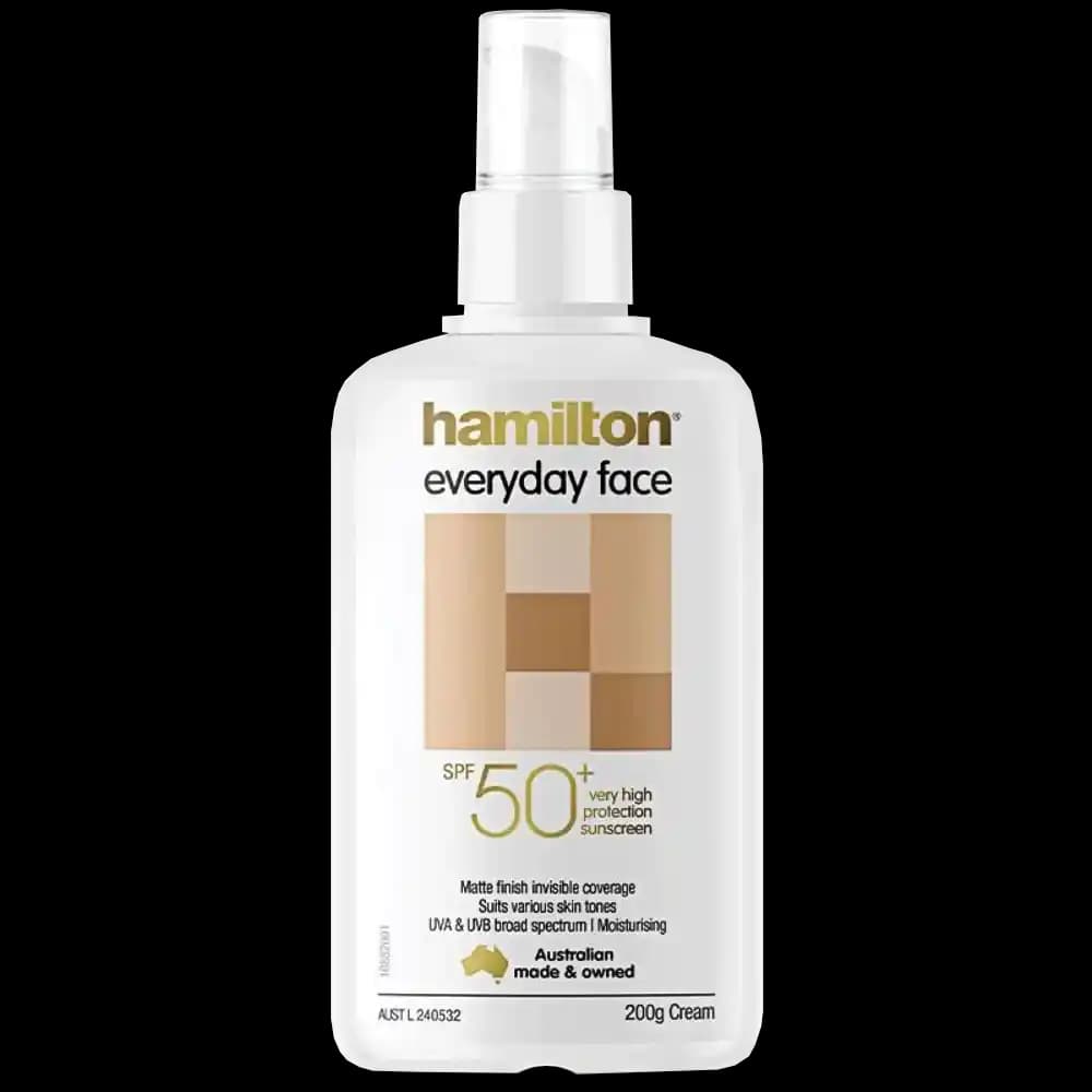 2025'te Hamilton Everyday Face SPF50+ ile Cildinizi Güneşten Koruyun