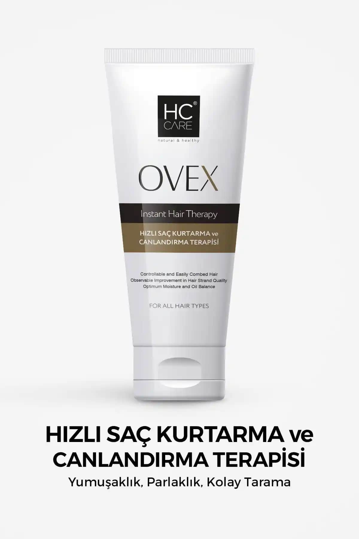 HC OVEX Saç Onarımı ve Parlaklık Sağlayan Güçlü Bakım Serisi