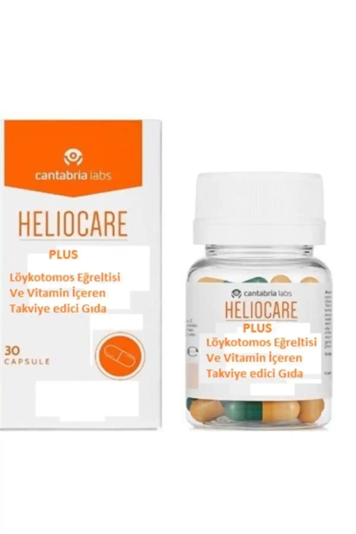 Heliocaps Plus Güneş Koruyucu ve Cilt Sağlığını Destekleyen Takviye Ürünü