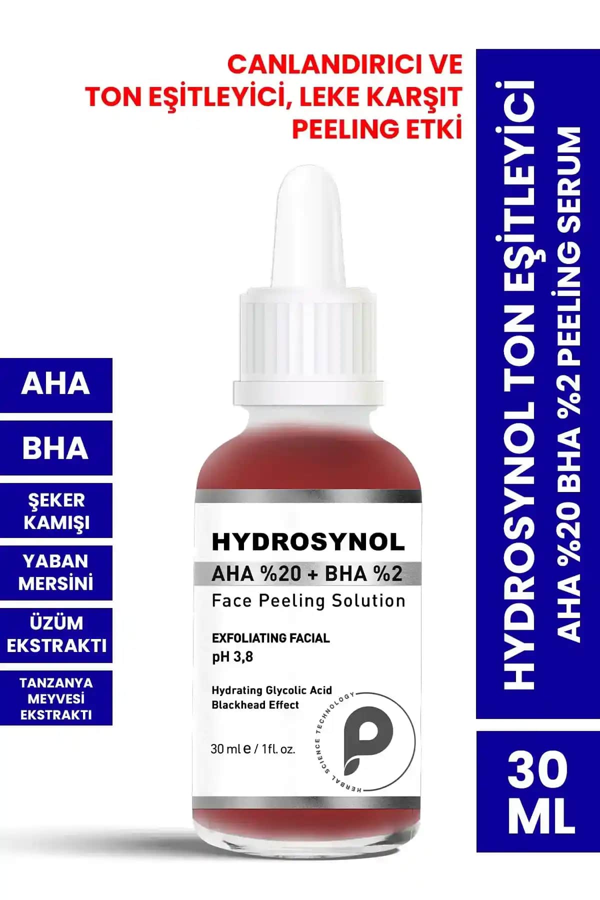 Hydrosynol Serum: AHA BHA İçeriğiyle Cilt Yenileme ve Parlaklık Sağlayan Ürün