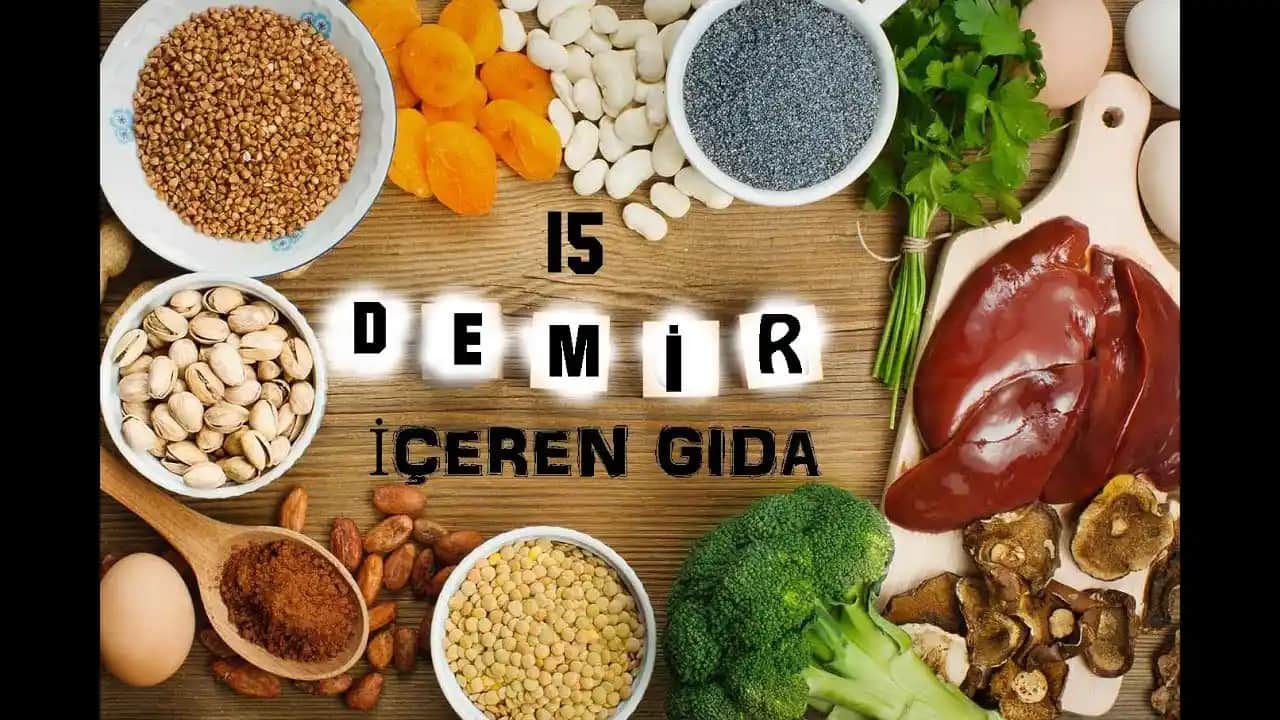 İçinde Demir Olan Besinler ve Kozmetik Üzerindeki Etkileri