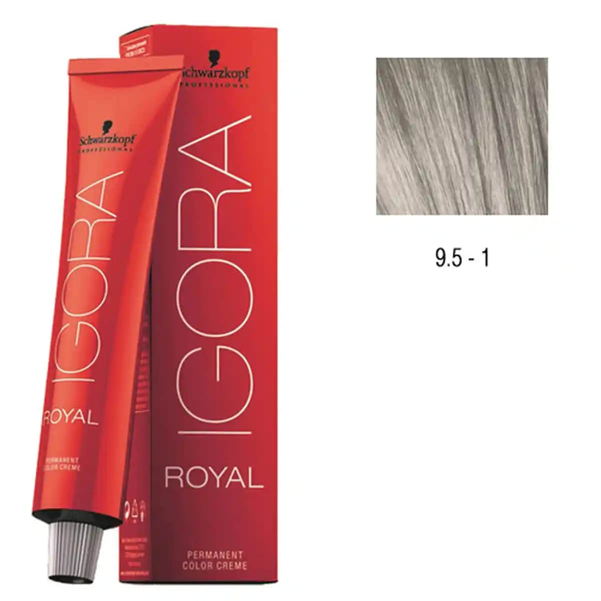 Igora 9.5-1 Pastel Ash Blonde: Profesyonel ve Ev Kullanımı İçin Modern Saç Renk Seçeneği