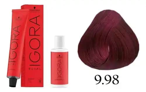 Igora 9.98 Profesyonel Saç Boyası: Soğuk ve Canlı Renk Seçenekleri