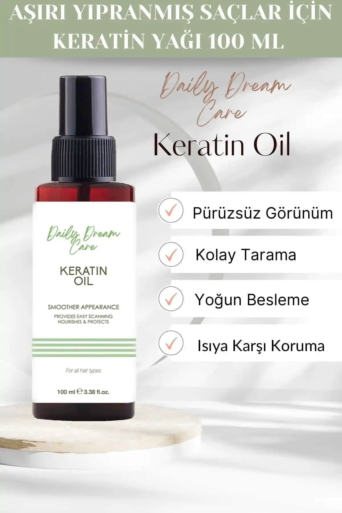 Keratin Bakım Yağı ile Saçlarınızı Güçlendirin ve Parlaklık Kazanın