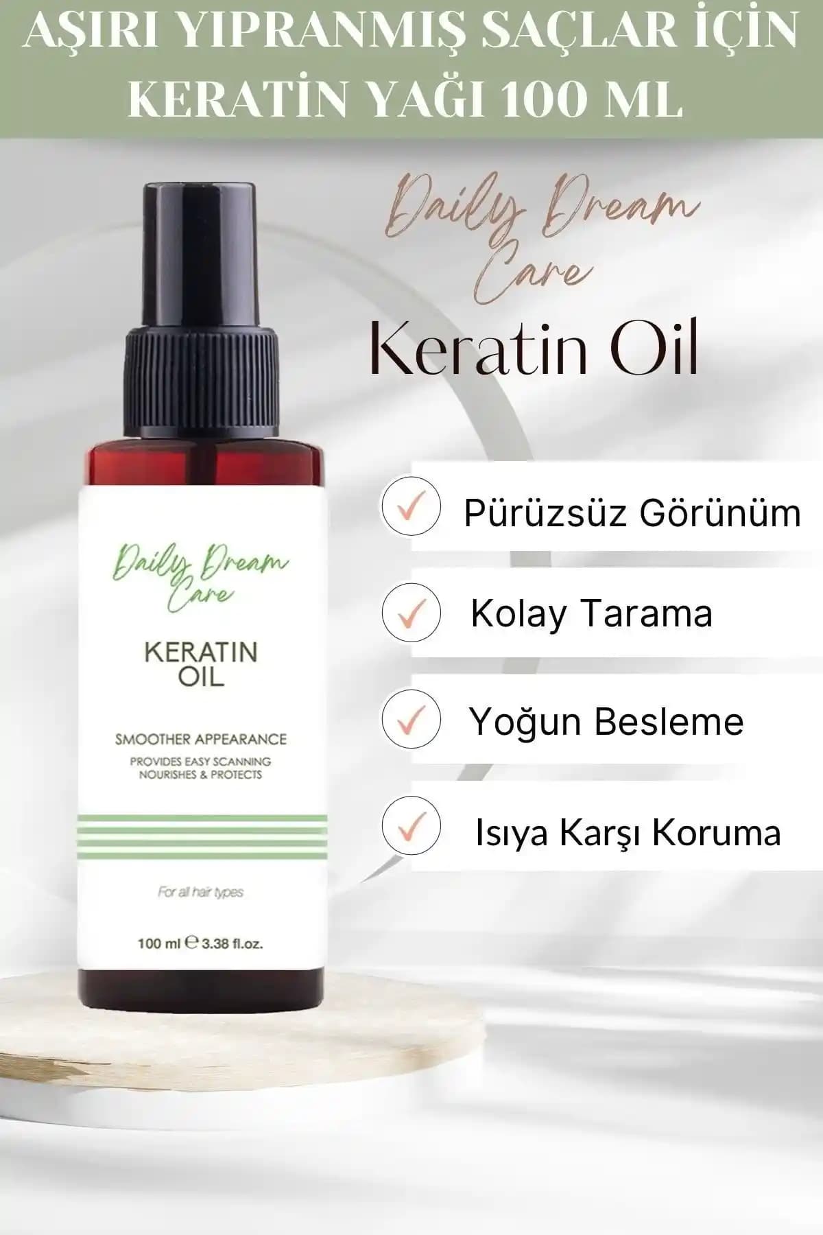 Keratin Bakım Yağı ile Saçlarınızı Güçlendirin ve Parlaklık Kazanın