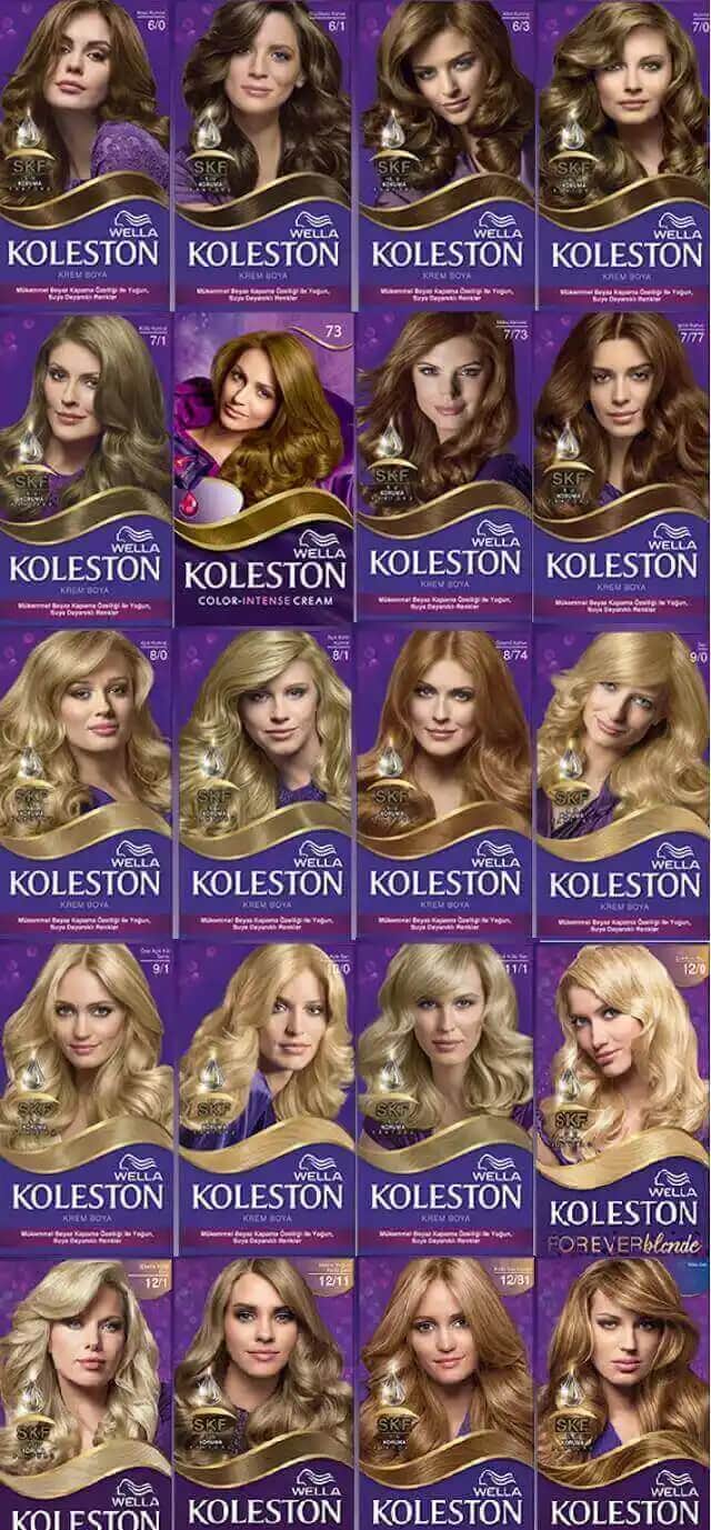 Koleston Sarı Saç Renkleri ve Tonları: En Trend ve Çekici Sarı Seçenekleri