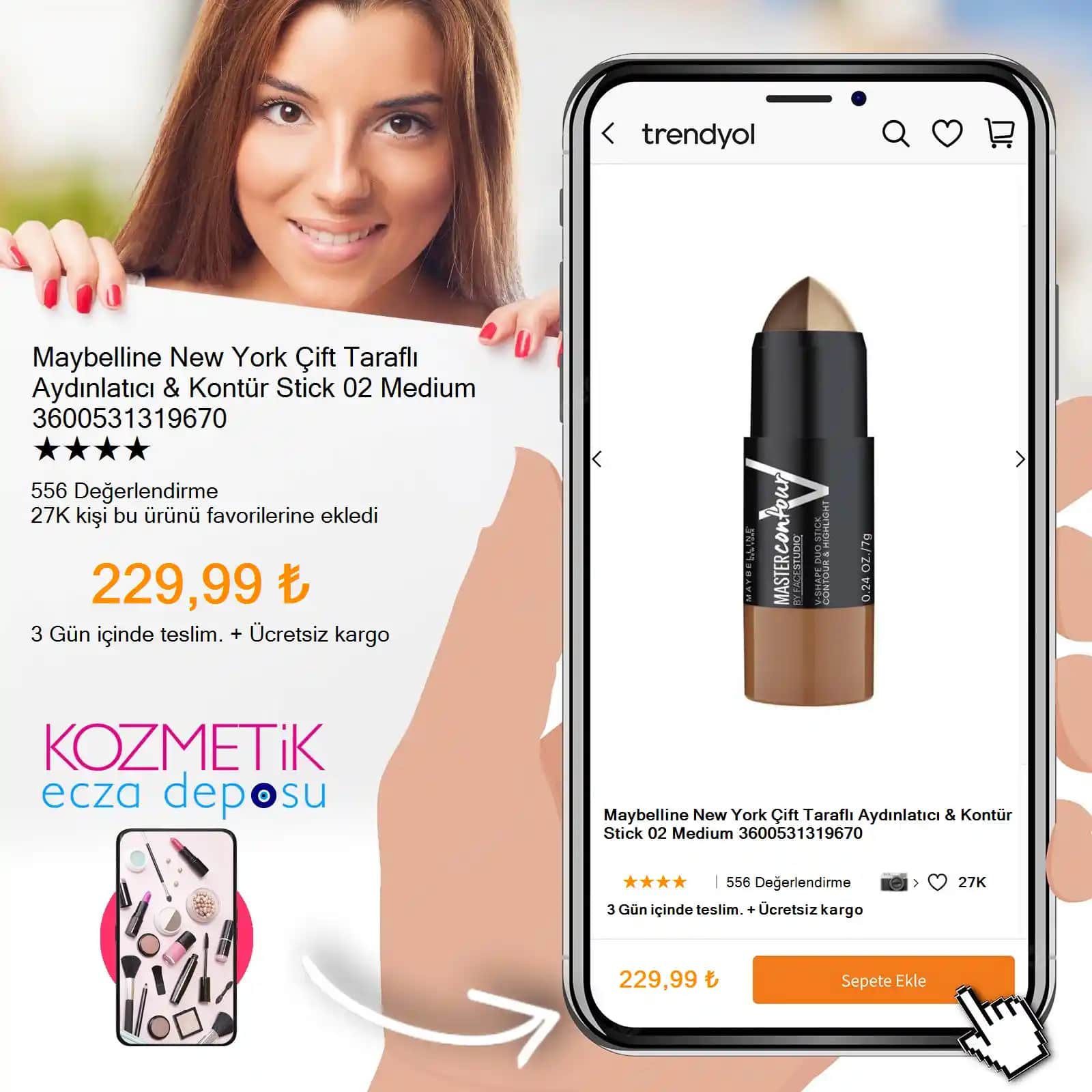 Kontür Çubuğu Kullanımı ve Yüz Hatlarını Şekillendirme Rehberi