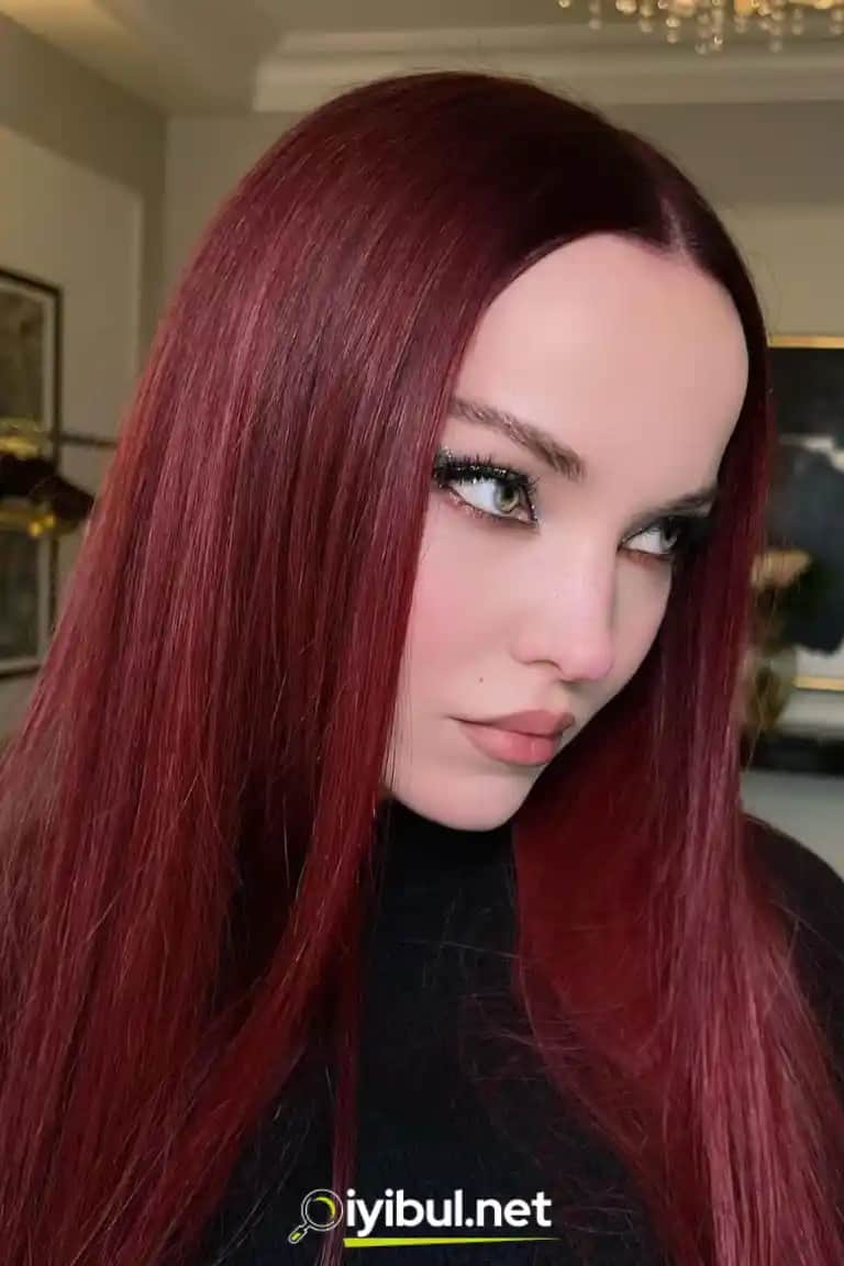 Koyu Kızıl Tonlarının Saça Derinlik ve Çekicilik Katmadaki Etkisi ve Bakım İpuçları