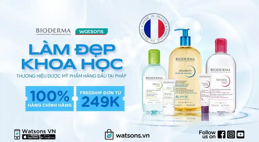 Bioderma ve Watsons: Güvenilir Kozmetik Markalarıyla Etkili Cilt Bakımı Rehberi