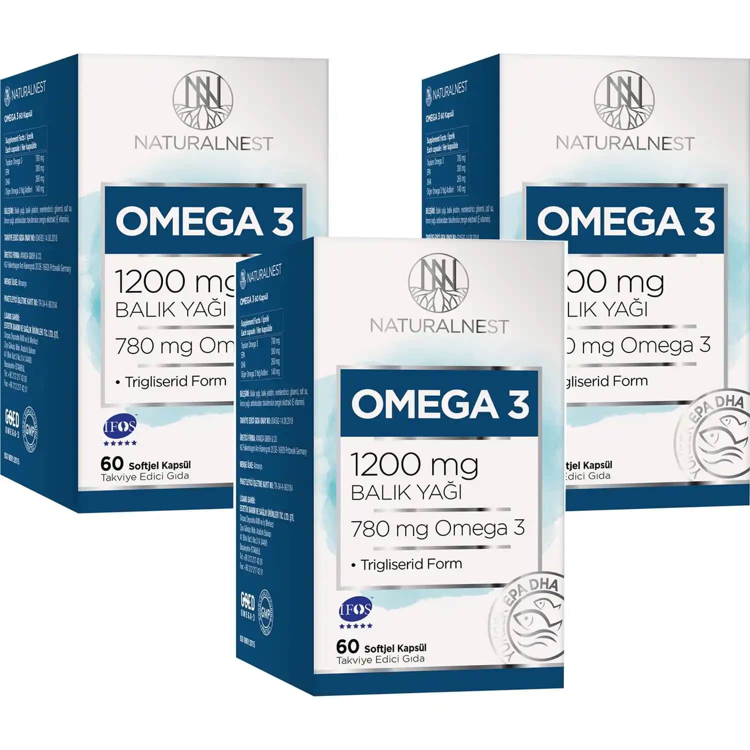DoğalNest Omega 3 Balık Yağı 1200 mg ile Sağlık ve Güzellik Destekleri