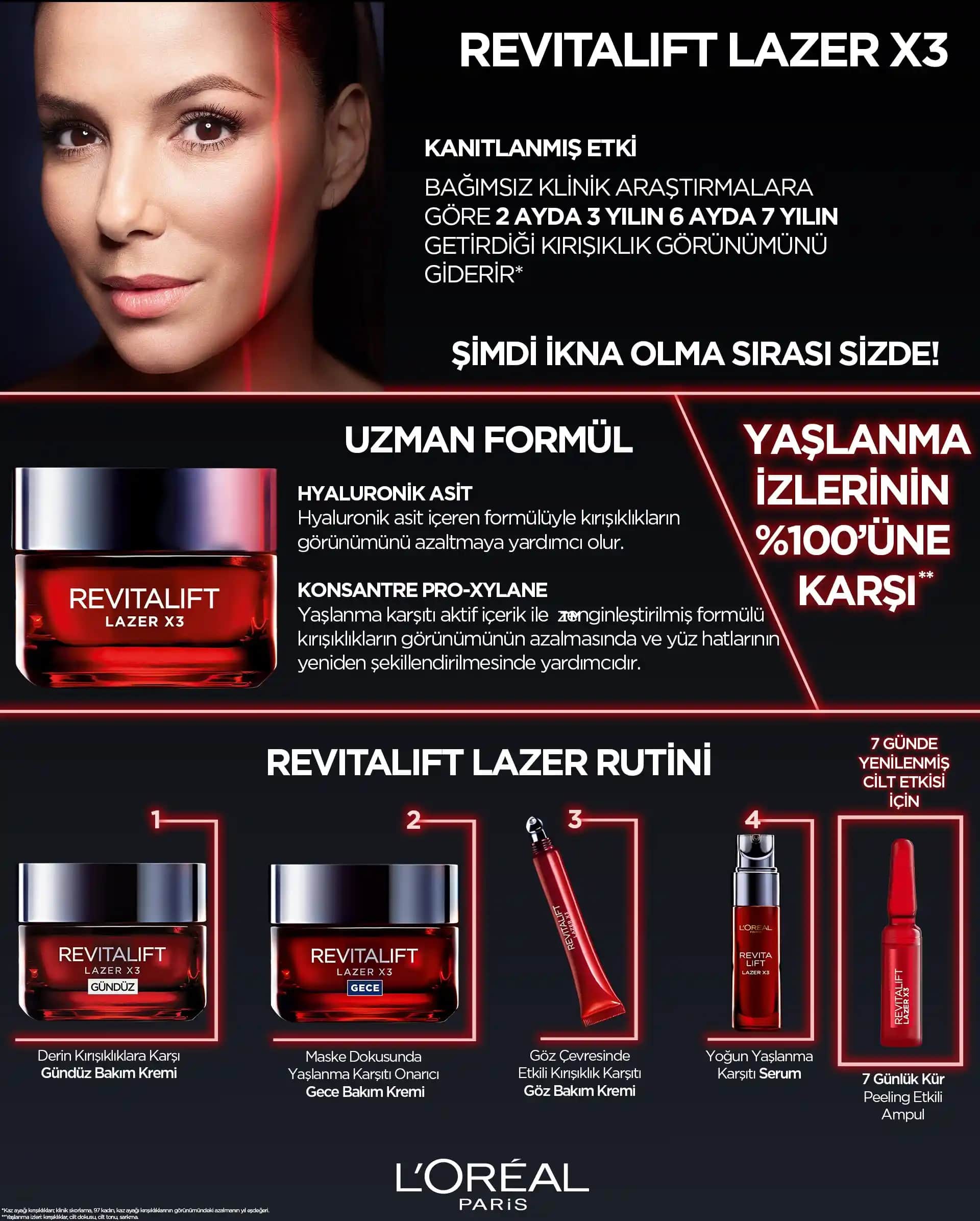 L'Oréal Revitalift Lazer X3 Gündüz Kremi: Yaşlanma Karşıtı Etkili ve Uygun Fiyatlı Bakım Çözümü