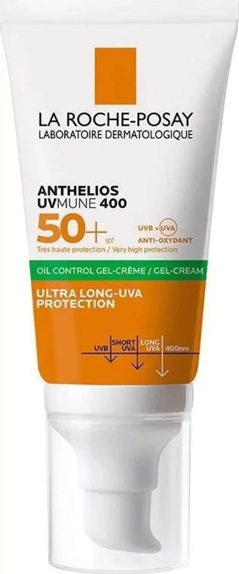 La Roche-Posay Anthelios UVMune Oil Control SPF 50+ Yağlı Ciltler İçin Güneş Koruyucu