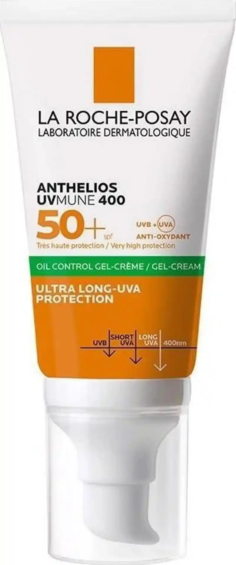 La Roche-Posay Anthelios UVMune Oil Control SPF 50+ Yağlı Ciltler İçin Güneş Koruyucu